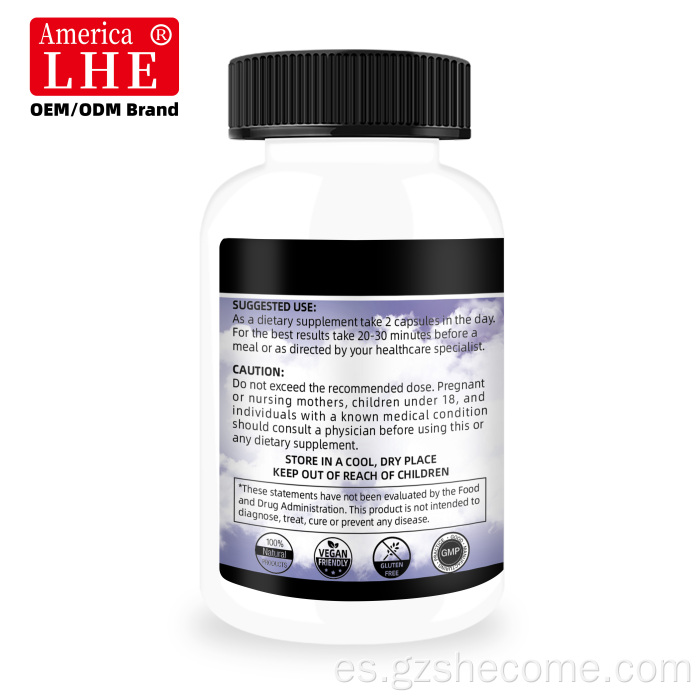 Shecome Magnesium Complex Cápsulas Apoyo cognitivo para el sueño